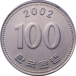 Южная Корея 100 вон 2002 год - Ли Сунсин