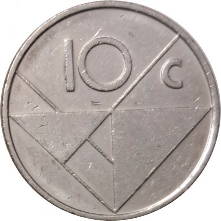 Аруба 10 центов 2002 год