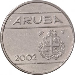Аруба 10 центов 2002 год
