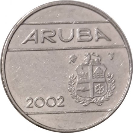 Аруба 10 центов 2002 год