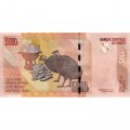 Конго 5000 франков 2022 год - Зебры. Две цесарки и плоды маниоки - UNC
