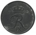 Дания 5 эре 1960 год - Король Фредерик IX (цинк)