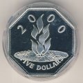 Барбадос 5 долларов 1999 год