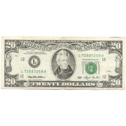 США 20 долларов 1993 год - L - VF