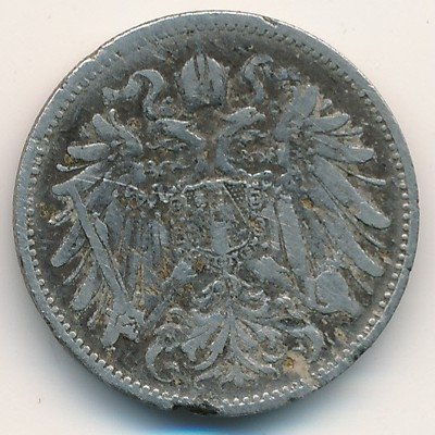 Австрия 20 геллеров 1892 год