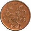 Норвегия 2 эре 1970 год