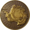 Медаль настольная 200 лет со дня открытия Антарктиды русскими мореплавателями