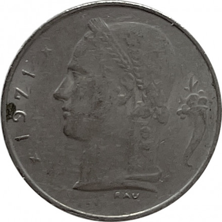 Бельгия 1 франк 1971 год BELGIE