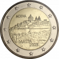 Мальта 2 евро 2025 - Мальтийские стены - Мдина