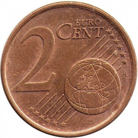 Германия 2 евроцента 2003 год (D)