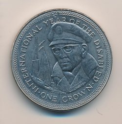 Остров Мэн 1 крона 1981 год