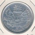 Гватемала 1 песо 1869 год