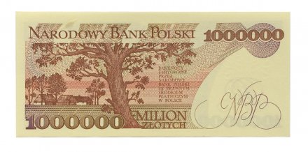 Польша 1000000 злотых 1991 год - UNC