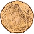 Австрия 5 евро 2019 год - Новый год