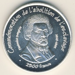 Монета Мали 2500 франков 2007 год