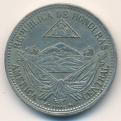 Гондурас 1/2 реала 1869 год