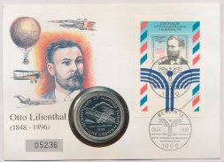 Остров Мэн 1 крона 1983 год - В конверте с маркой