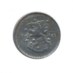 Финляндия 1 марка 1947 год