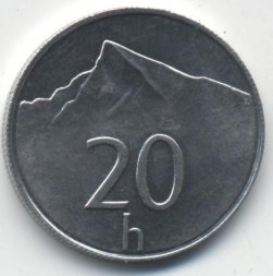 Словакия 20 гелеров 1999 год
