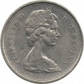 Канада 25 центов 1974 год - Карибу (северный олень)