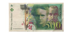 Франция 500 франков 1994 год - VF+