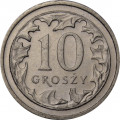 Польша 10 грошей 2012 год