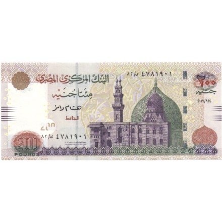 Египет 200 фунтов 2007 год - UNC