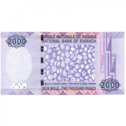Руанда 2000 франков 2007 год - Кофе UNC