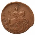 Денга 1767 год ЕМ Екатерина II (1762 - 1796) - VF