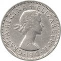 Великобритания 2 шиллинга (1 флорин) 1960 год