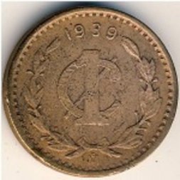 Мексика 1 сентаво 1939 год
