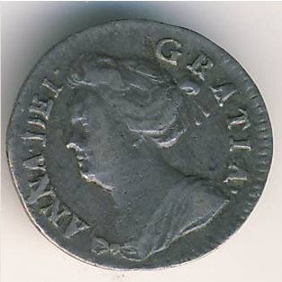 Великобритания 1 пенни 1709 год