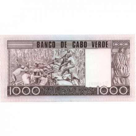 Кабо-Верде 1000 эскудо 1977 год - UNC