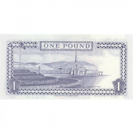 Остров Мэн 1 фунт 2009 год - Елизавета II, Тинвальд-Хилл UNC