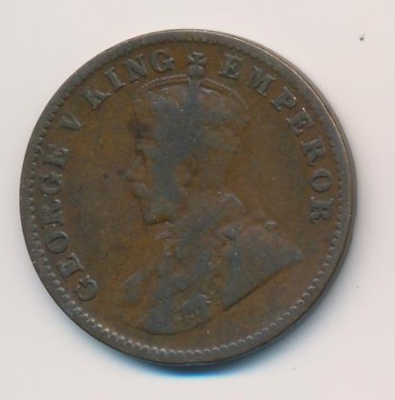 Британская Индия 1/4 анны 1927 год