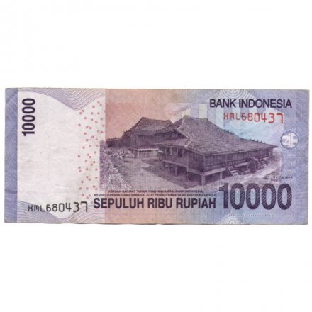 Индонезия 10000 рупий 2012 год - F
