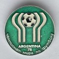 Значок. Футбол. Чемпионат мира по футболу. Аргентина 78