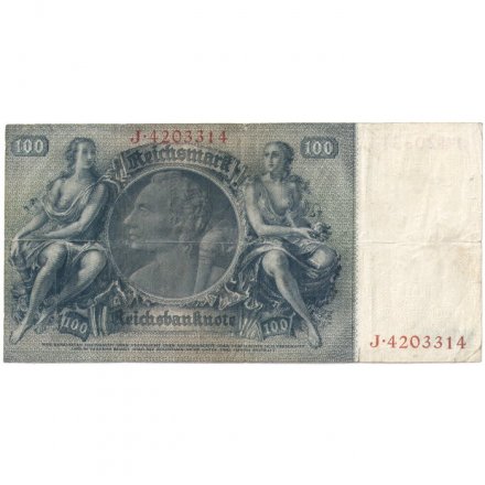 Веймарская республика 100 рейхсмарок 1935 год - F-VF