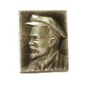 Значок В.И. Ленин в кепке. 1870-1970