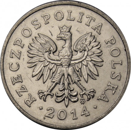 Польша 20 грошей 2014 год
