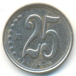 Венесуэла 25 сентимо 2009 год