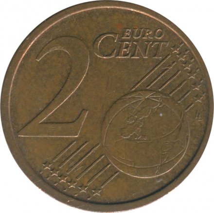Германия 2 евроцента 2002 год (G)
