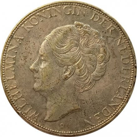 Нидерланды 2 1/2 гульдена 1933 год
