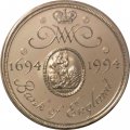 Великобритания 2 фунта 1994 год - 300-летие Банка Англии - BU