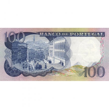 Португалия 100 эскудо 1965 год - Камило Каштелу-Бранку - XF