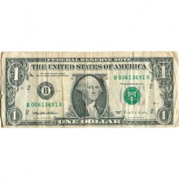США 1 доллар 1995 год - B - F