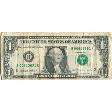 США 1 доллар 1995 год - B - F