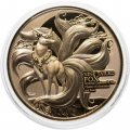 Самоа 20 центов 2024 год - Азиатские мифические существа. Девятихвостая лиса