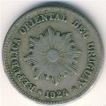 Уругвай 1 чентезимо 1924 год