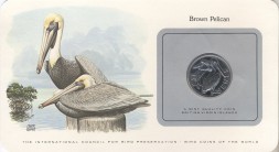 Виргинские острова 50 центов 1980 год - Пеликаны (BU)